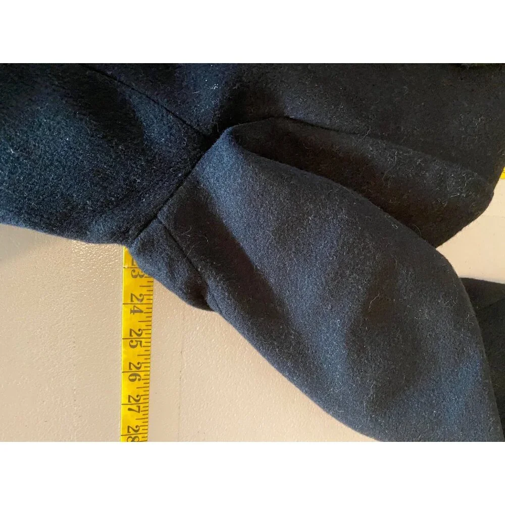 Loring Black Wool Long Full Length Princess Frock Coat 100% Pure Wool USA - Picture 8 of 12